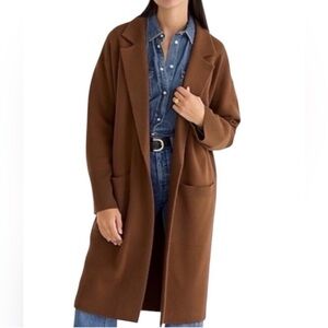 J. Crew Ella long open front cardigan (oversized)